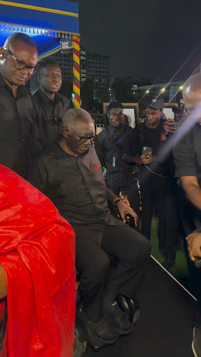 Download lagu Ex. Prez. John Agyekum Kufuor spotted at the Vigil for the Eight fallen heroes #ghanamilitary l