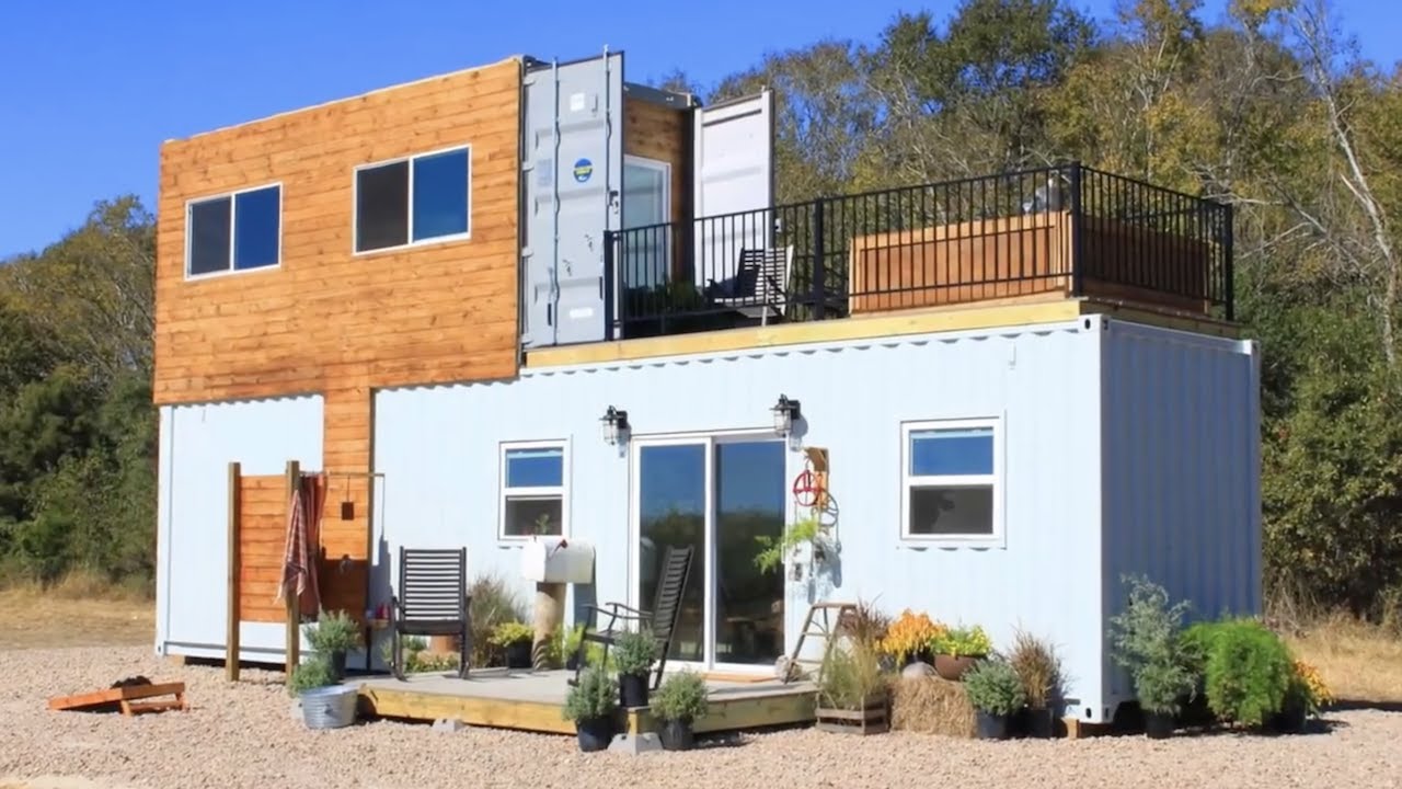 Beautiful Two-story Shipping Container Home from Backcountry Containers