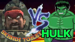 HULK vs SKIBIDI TOILET 😱