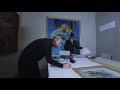 Making of  montage de lexposition botero dialogue avec picasso  htel de caumont