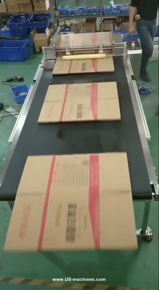 Big Size Carton Box Case Paging Feeding Conveyor Machine YouTube Big Size Carton Box Case Paging Feeding Conveyor Machine YouTube