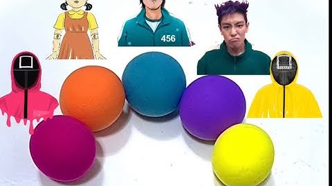 Squid Game Color Mixing 🌈🔥  Oddly satisfying slime mixing video #colormixing #squidgame #squidgame2