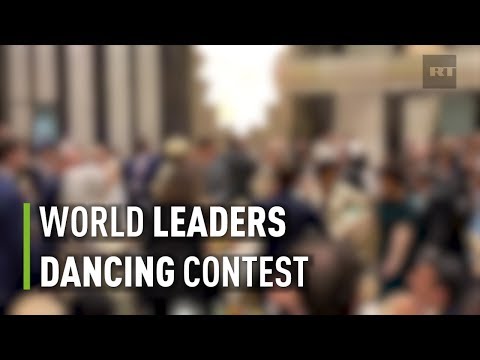 WORLD LEADERS getting their GROOVE ON