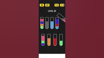 water sort puzzle level 63 solution