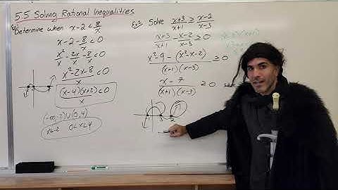 5.5 Solving Rational Inequalities (Grade 12 University, MHF4U)