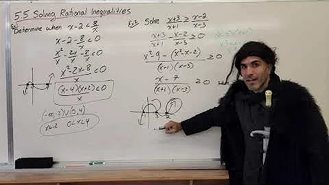 5.5 Solving Rational Inequalities (Grade 12 University, MHF4U)