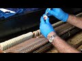 #13 Restoring An Old Steinway Piano How To Needle Hammerfelts To Soften Tone