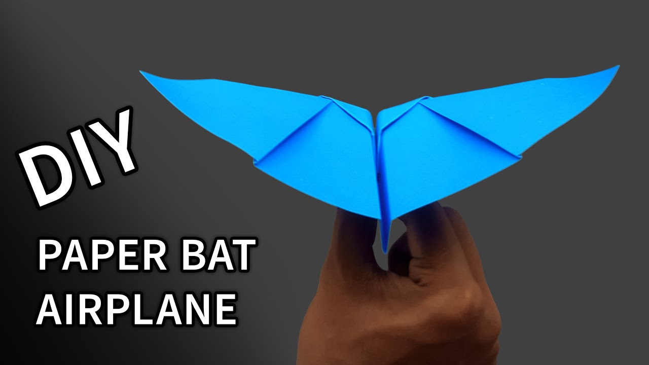 How to make a bat paper airplane