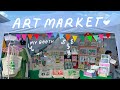 How Much I REALLY Make at NYC Art Markets ⋆୨୧˚ studio vlog