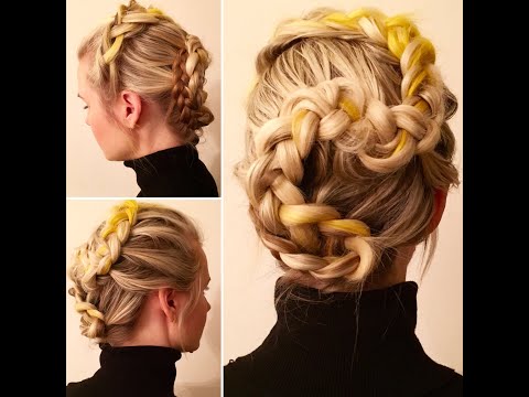 Quick & Easy French Braid Upstyle - 'The Sweetest Scorpion' - The Mane Event