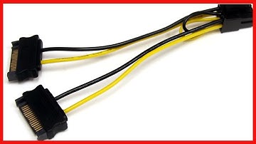 StarTech.com 6in SATA Power to 6 Pin PCI Express Video Card Power Cable Adapter - SATA to 6 pin PCIe