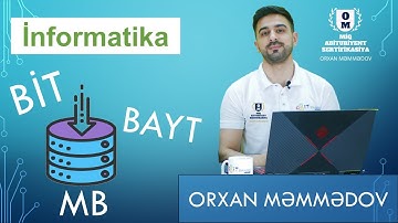 İNFORMATİKA | ÖLÇÜ VAHİDLƏRİ DƏRS VƏ TEST İZAHLARI (İLKİN ANLAYIŞLAR) | ORXAN MƏMMƏDOV