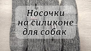 Носочки для собак на силиконе