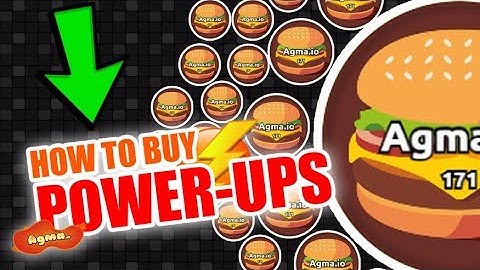 Agma io Tutorial 1 - How to use your inventory to drop powerups on the map