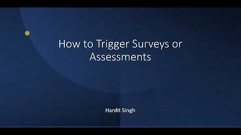 How to Trigger Surveys or Assessments in ServiceNow