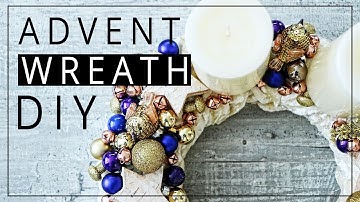 How to Make an Advent Wreath | Holiday Home Decor DIY | Szilvia Bodi
