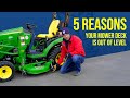 5 REASONS WHY YOU'RE MOWING UNEVENLY & HOW TO FIX IT 🚜👨‍🌾