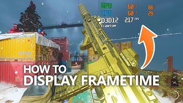 Show Frametime, FPS, GPU & CPU Usage in any Game with MSI Afterburner Overlay