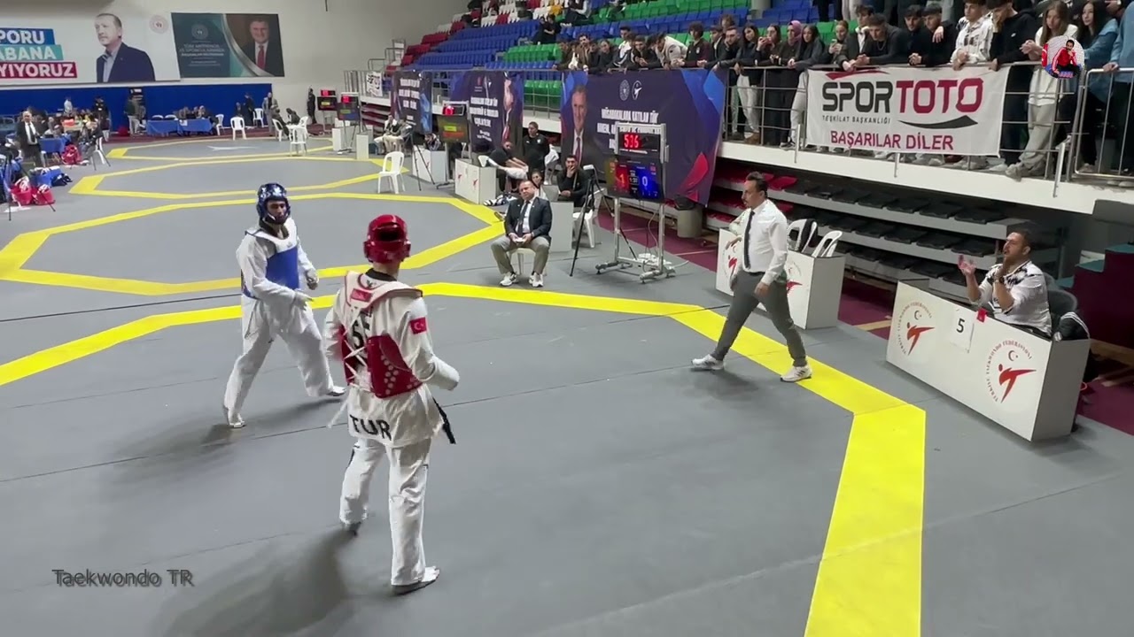 Rahmet Baran Şimşek🔵 Emre Kutalmış Ateşli🔴 +87 Kg Male I Final 2025 Büyükler Taekwondo Şampiyonası
