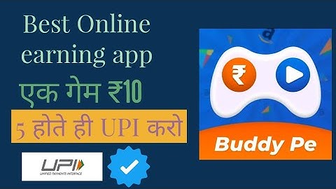 Best online earning app | Online earning app today | Buddy pay earning app review ⚡