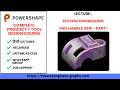 HINDI | 463. Reverse Engineering Bike Handle | PowerShape Course WhatsApp/Call +91 9654816262