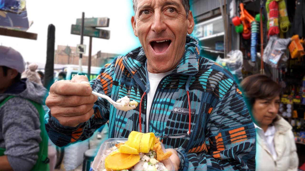 Probando Ceviche de S/8 en el Centro de Lima - Avenida Colonial