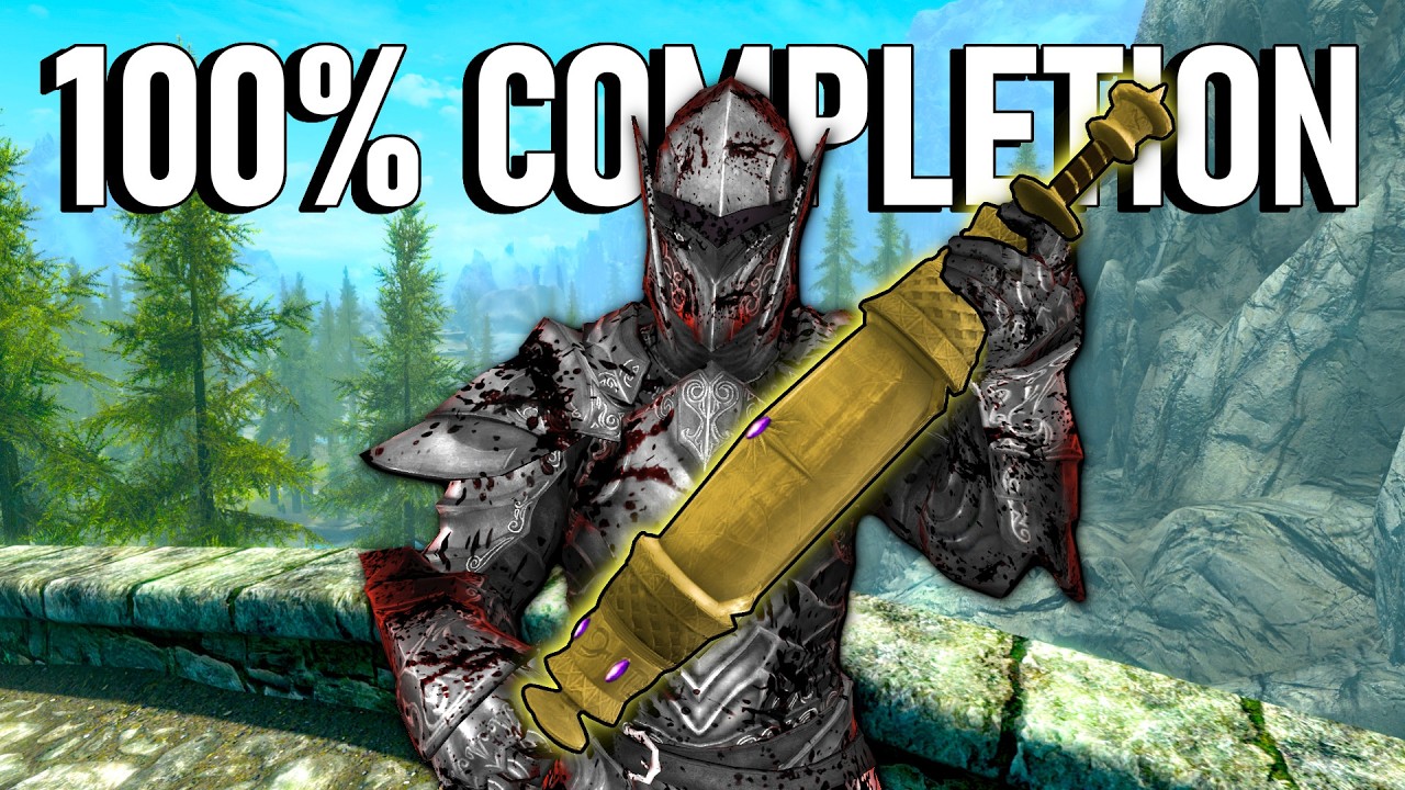 I speedran ALL of Skyrim in 100 hours... - YouTube
