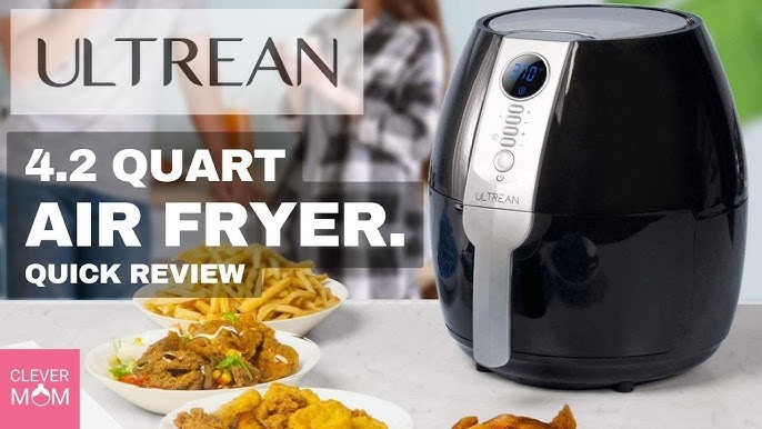 Ultrean Air Fryer, 4.2qt Electric Hot Air Fryers Oven Oilless Cooker with LCD