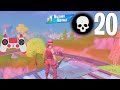 High Elimination Solo Arena Win Gameplay Full Game Season 7 (Fortnite PC w/ Ps4 Controller)