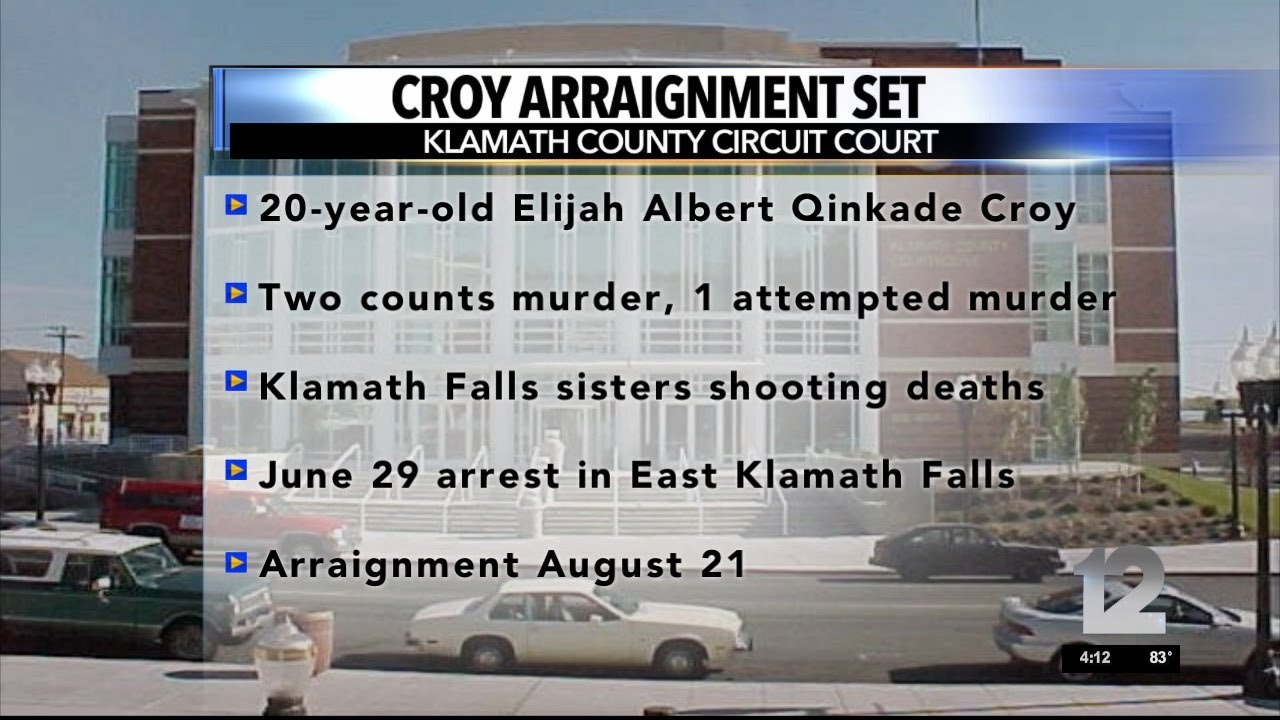Klamath Falls double murder suspect gets arraignment date for sisters