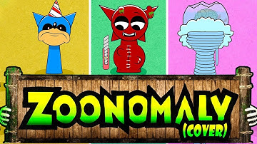Sonic exe, Mroona and Wyrum, Aurekia | Incedibox Sprunki OC - Zoonomaly Theme Song (COVER)