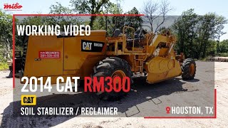 2014 CAT RM-300  | Soil Stabilizer | Working Video | In Action | in Houston Yard