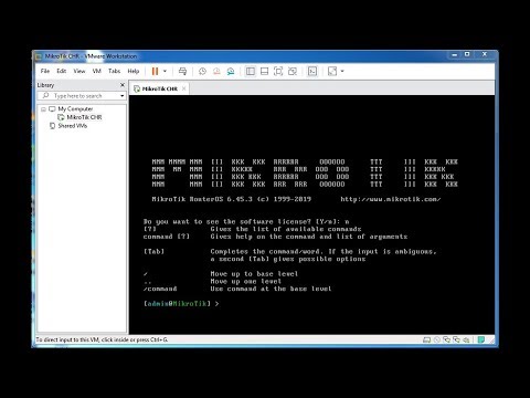 How to Install MikroTik CHR on VMware Workstation