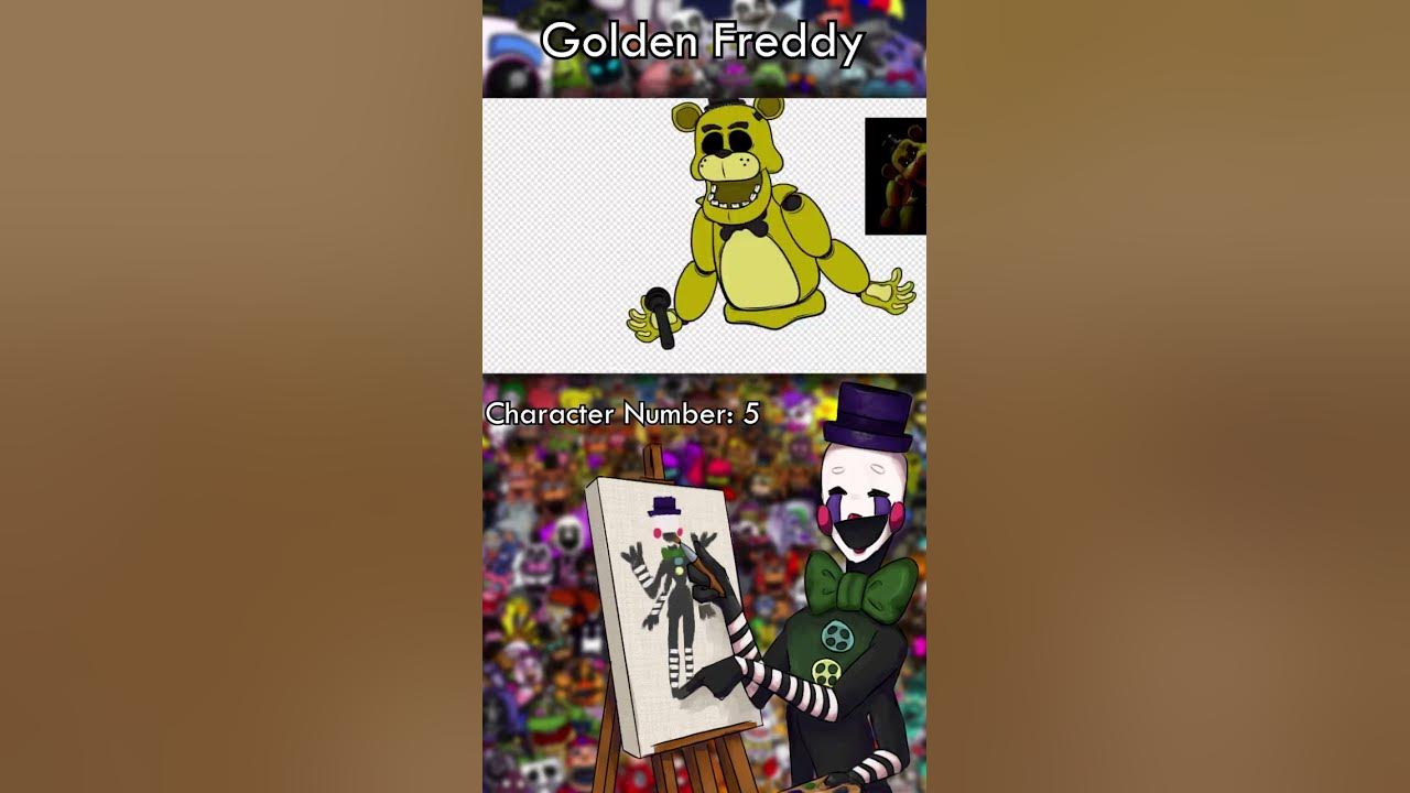 Palette challenge #1- Fredbear  Fnaf golden freddy, Fnaf, Fnaf drawings