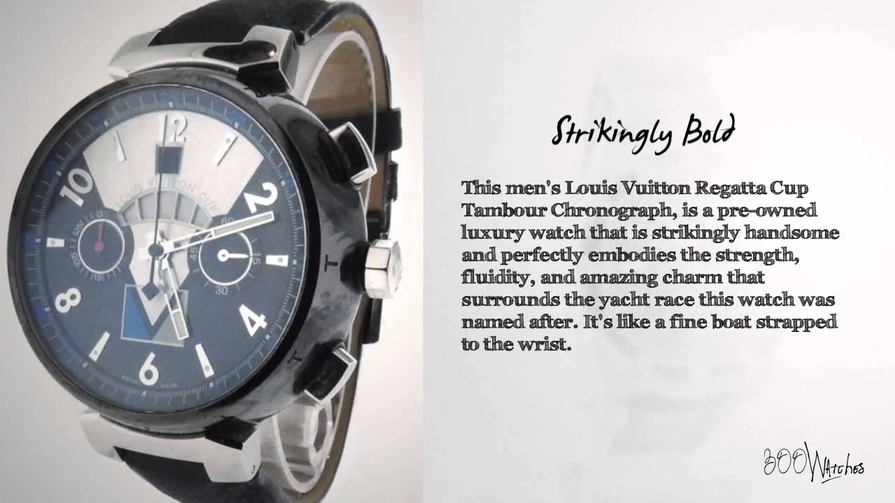 VIDEO: Distinctive design with the Louis Vuitton Tambour Damier Cobalt