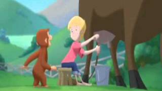 Curious George 2: Follow That Monkey - Cow Scene Resimi