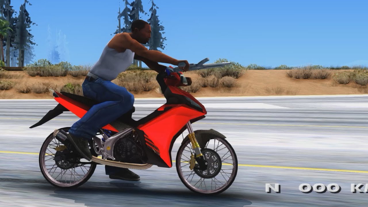 Yamaha Jupiter MX 135 Lock Style GTA San Andreas 1440p 27K