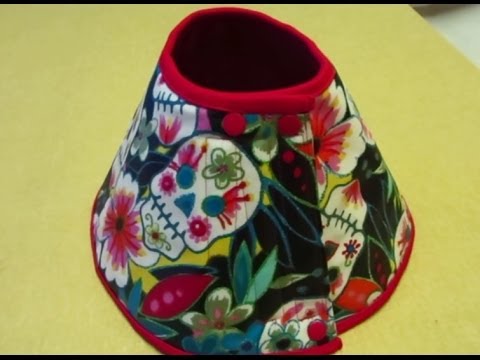 ハンドメイド創作 犬猫用のエリザベスカラーの作り方 創作過程 Elizabethan Collar Handmade Creation Process Youtube