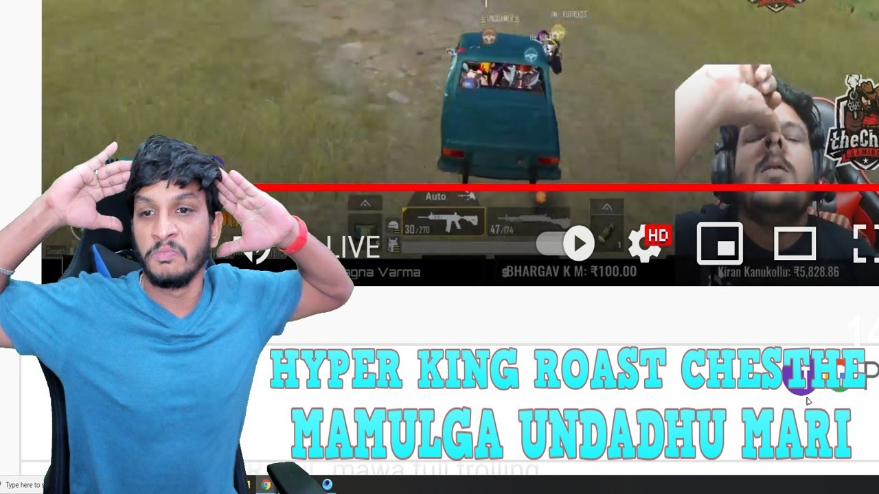 Hyper King Roasting Telugu Streamers YouTube