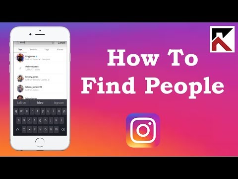 How To Find People On Instagram - YouTube