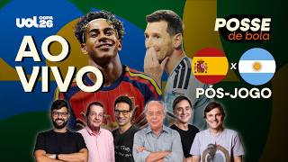 POSSE DE BOLA LIVE: SPAIN DOMINATES AND BEATS MESSI'S ARGENTINA! ARNALDO, PVC, JUCA AND CASÃO