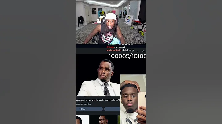 Kai Cenat Looks Like P. Diddy?! 😳😂 His Reaction is Priceless! #kaicenat #pdiddy #kaicenatstream