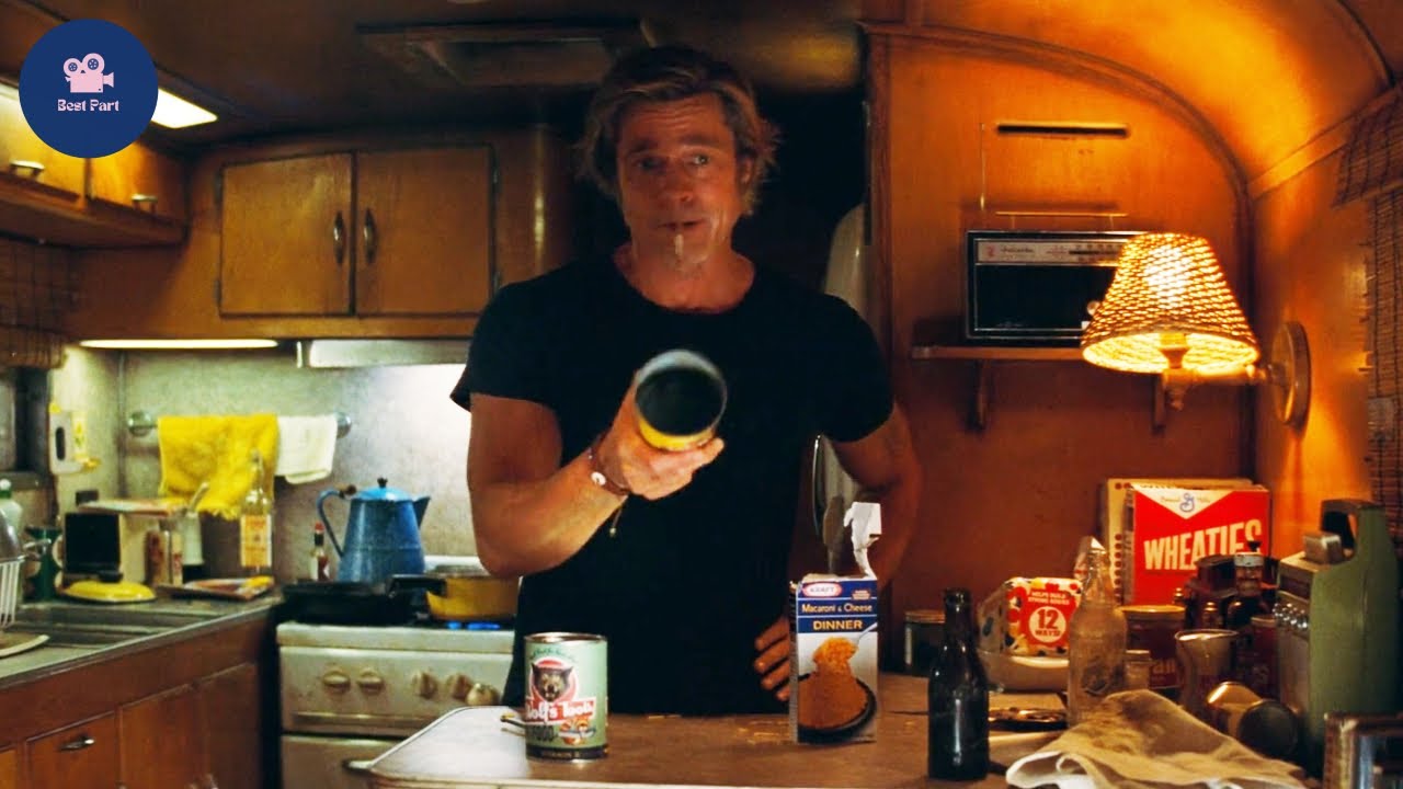 Once Upon A Time In Hollywood (2019) - Cliff making food for himself and his dog| Best Part