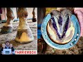 HORSESHOEING with SIDEBONE shoe // HANDMADE horseshoes // FARRIERBOX March box