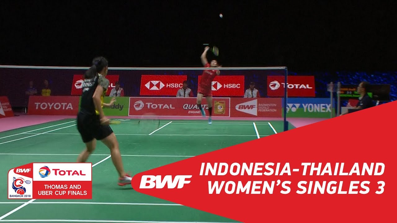 Uber Cup | WS3 | Ruselli HARTAWAN (INA) vs Busanan ONGBRAMRUNGPHAN (THA) | BWF 2018