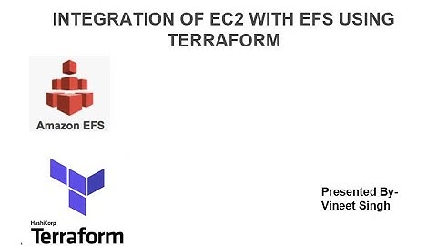 Integration of EC2 with EFS using Terraform