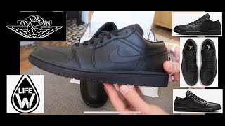 Nike Air Jordan 1 Low Black Men's Summer 2022