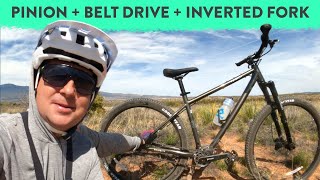 Priority 600x Hardtail Review  Pinion Gearbox + Inverted Fork + Belt Drive