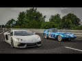 Forza 7 Drag Race: Shelby Cobra Daytona (600HP) vs Lamborghini Aventador