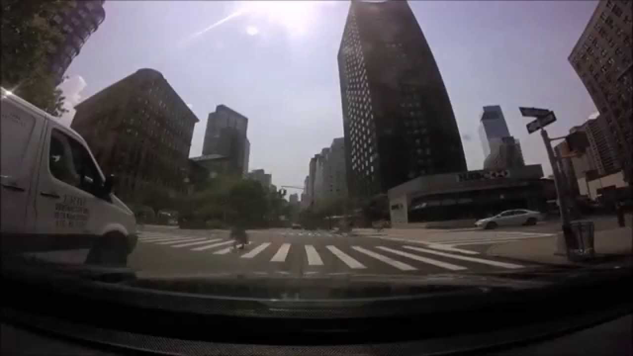 Driving towards, through and out of New York City, NY YouTube